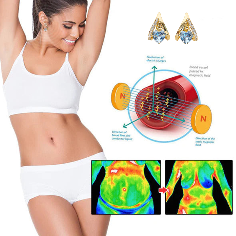 （🔥 DERNIER JOUR SOLDES -80%) 💎 CZTICLE® Lymphvity MagneTherapy Boucles d’Oreilles en Germanium  ✨ 1 utilisation par jour · Changements visibles en 7 jours