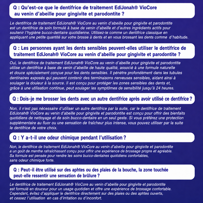 EdiJonah® VioCore [ Dentifrice de soin dentaire au venin d’abeille ]