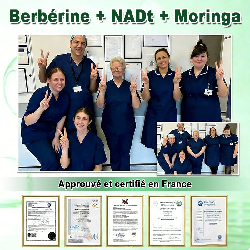 |🇫🇷 Boutique Officielle France |✨🧑‍⚕️ Healrize® Moringa · Berbérine × NAD⁺ Patch Nano-Micro-aiguilles Avancé 10-en-1 1 application par jour · Résultats visibles en 7 jours