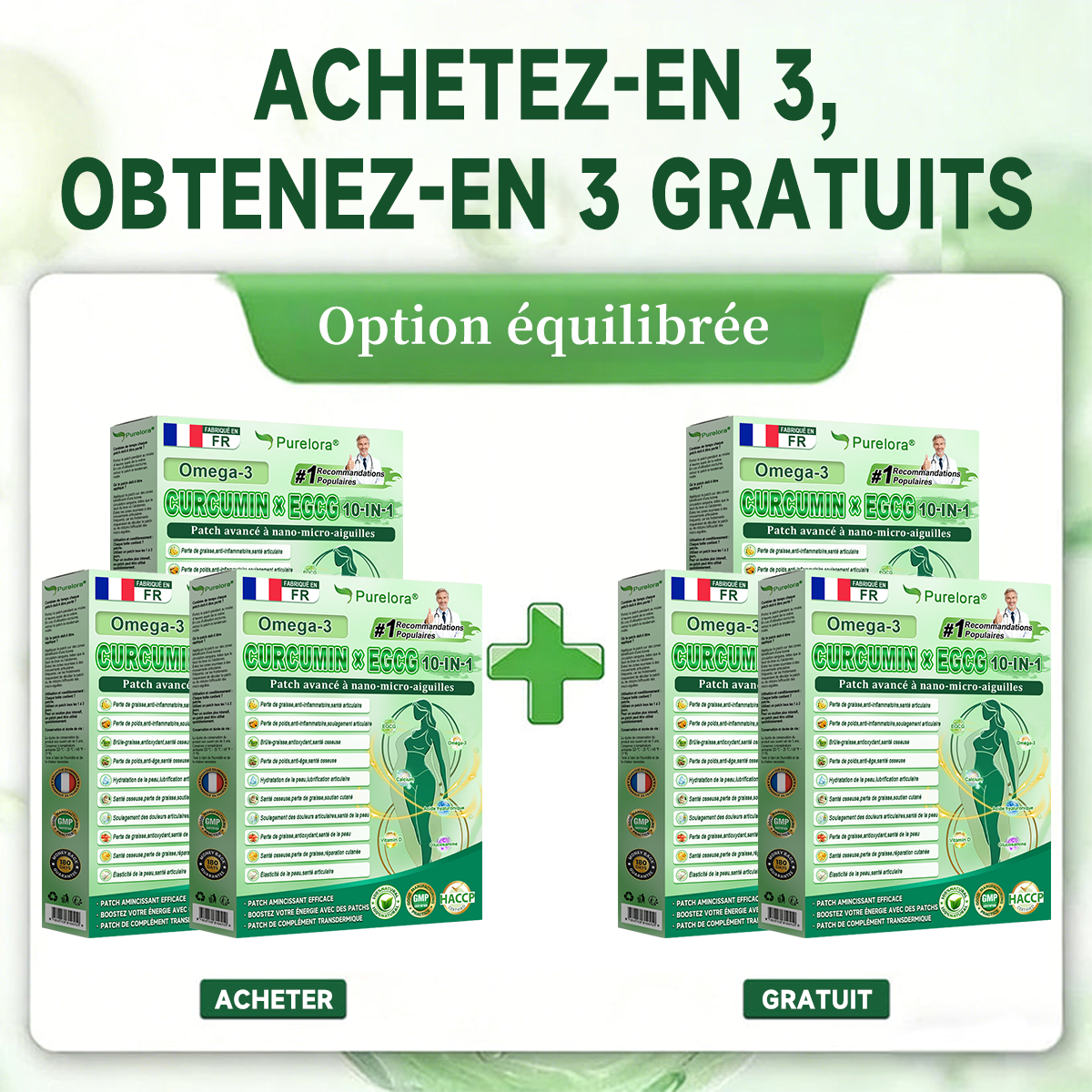 🔥 Nouveauté | Purelora® Patch nano-micro-aiguilles à la berbérine, au vinaigre de cidre de pomme et à l’EGCG 10-en-1 : brûle les graisses tenaces • lisse les rides • favorise le confort articulaire. Chaque patch agit — résultats visibles dès 7 jours.
