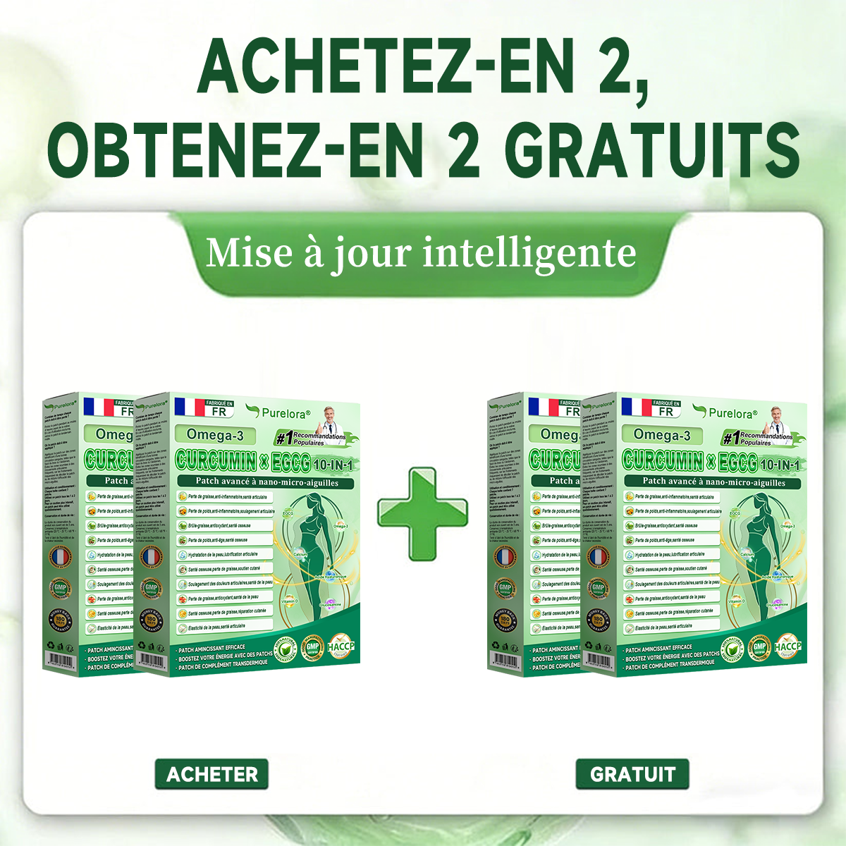 🔥 Nouveauté | Purelora® Patch nano-micro-aiguilles à la berbérine, au vinaigre de cidre de pomme et à l’EGCG 10-en-1 : brûle les graisses tenaces • lisse les rides • favorise le confort articulaire. Chaque patch agit — résultats visibles dès 7 jours.