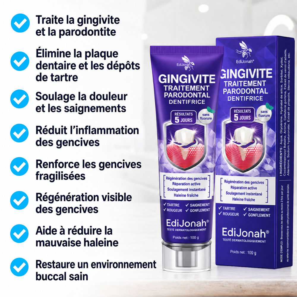 EdiJonah® VioCore [ Dentifrice de soin dentaire au venin d’abeille ]