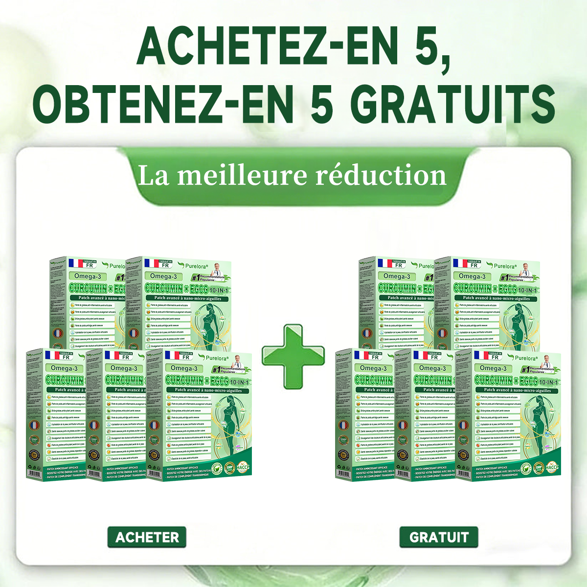 🔥 Nouveauté | Purelora® Patch nano-micro-aiguilles à la berbérine, au vinaigre de cidre de pomme et à l’EGCG 10-en-1 : brûle les graisses tenaces • lisse les rides • favorise le confort articulaire. Chaque patch agit — résultats visibles dès 7 jours.