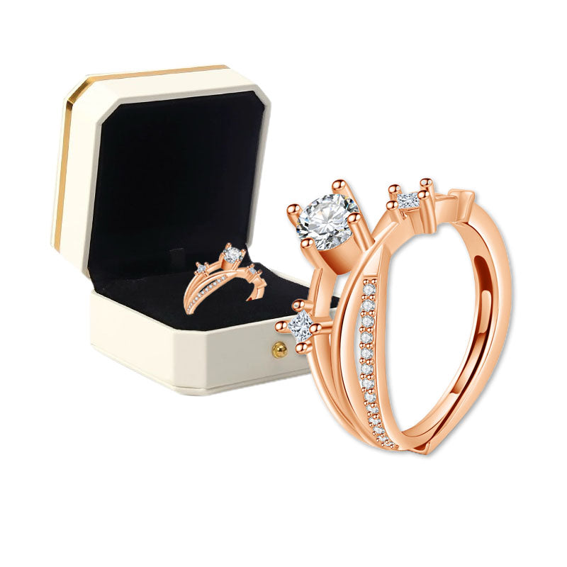 🔥 DERNIER JOUR -80%💎CZTICLE® Bague de Magnétologie Lymphatique en Diamant