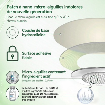 🔥 Nouveauté | Purelora® Patch nano-micro-aiguilles à la berbérine, au vinaigre de cidre de pomme et à l’EGCG 10-en-1 : brûle les graisses tenaces • lisse les rides • favorise le confort articulaire. Chaque patch agit — résultats visibles dès 7 jours.
