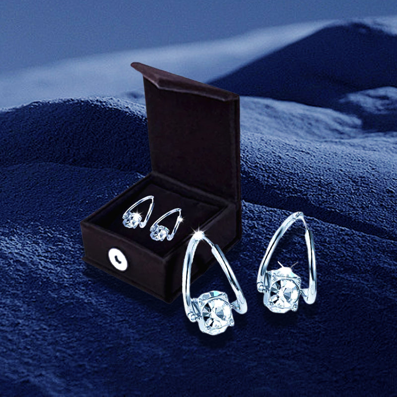 (DERNIER JOUR – SOLDES 80% 🔥) 👩‍⚕️🎉 CZTICLE® Lymphvity MagneTherapy Boucles d’Oreilles en Germanium  ✨ 1 utilisation par jour · Changements visibles en 7 jours