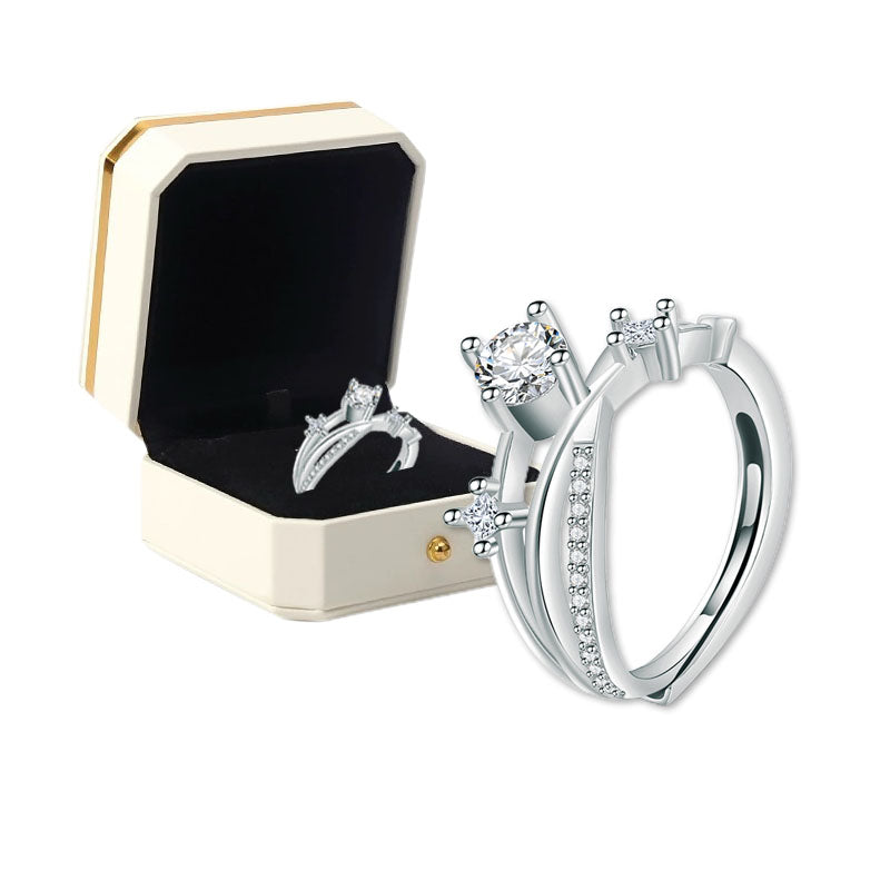 🔥 DERNIER JOUR -80%💎CZTICLE® Bague de Magnétologie Lymphatique en Diamant