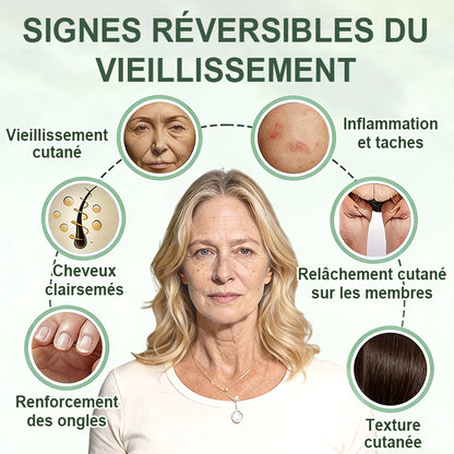 Changez de l’intérieur vers l’extérieur | ✨ Purelora® Sérum Activateur EGF & Peptides de Cuivre dérivés de cellules souches (Active intensément le renouvellement cutané pour une peau plus ferme et plus lisse)