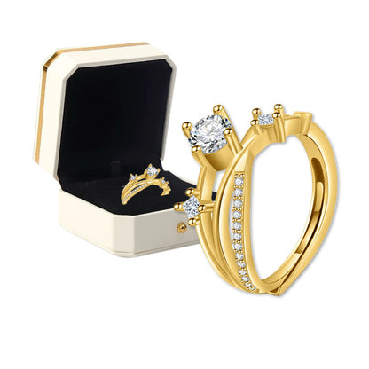 🔥 DERNIER JOUR -80%💎CZTICLE® Bague de Magnétologie Lymphatique en Diamant