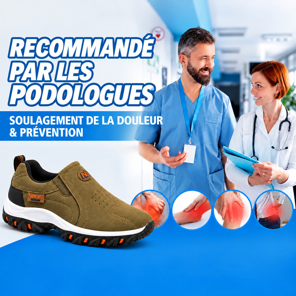 🔥 DERNIER JOUR : -80 % 👣 Chaussures antidérapantes d’extérieur pour femme & homme – Confort avec soutien de la voûte plantaire