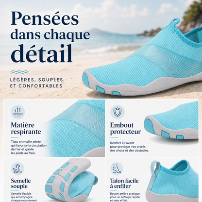 🌊 Chaussures Aquatiques Barefoot La liberté du pied nu, la protection en plus
