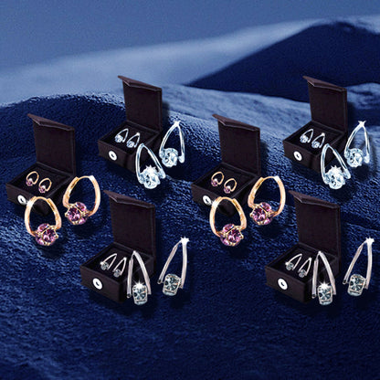 (DERNIER JOUR – SOLDES 80% 🔥) 👩‍⚕️🎉 CZTICLE® Lymphvity MagneTherapy Boucles d’Oreilles en Germanium  ✨ 1 utilisation par jour · Changements visibles en 7 jours