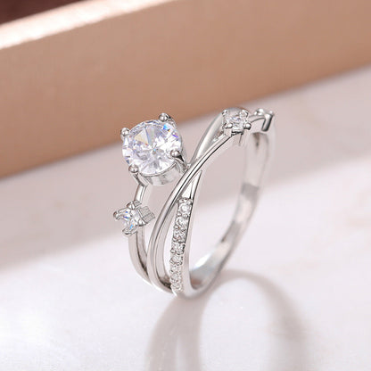 🔥 DERNIER JOUR -80%💎CZTICLE® Bague de Magnétologie Lymphatique en Diamant