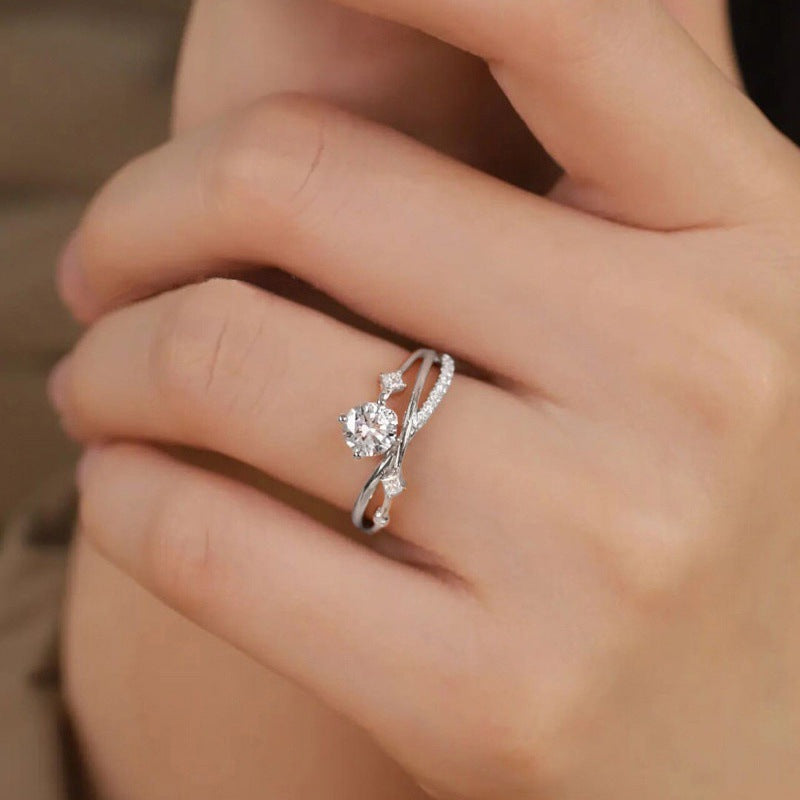 🔥 DERNIER JOUR -80%💎CZTICLE® Bague de Magnétologie Lymphatique en Diamant