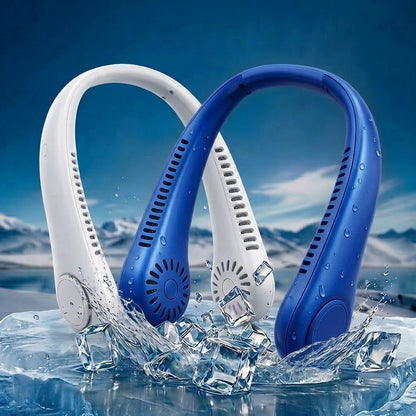 ❄️ Best-seller Été 2026 ❄️ Ventilateur de cou portable sans pales – Fraîcheur rapide en 3 secondes