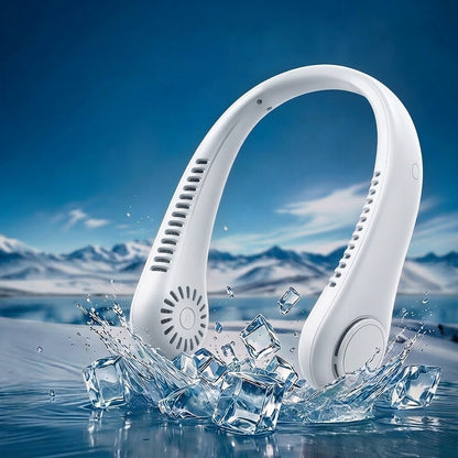 ❄️ Best-seller Été 2026 ❄️ Ventilateur de cou portable sans pales – Fraîcheur rapide en 3 secondes