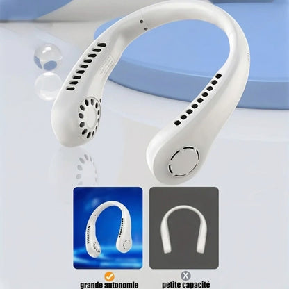 ❄️ Best-seller Été 2026 ❄️ Ventilateur de cou portable sans pales – Fraîcheur rapide en 3 secondes